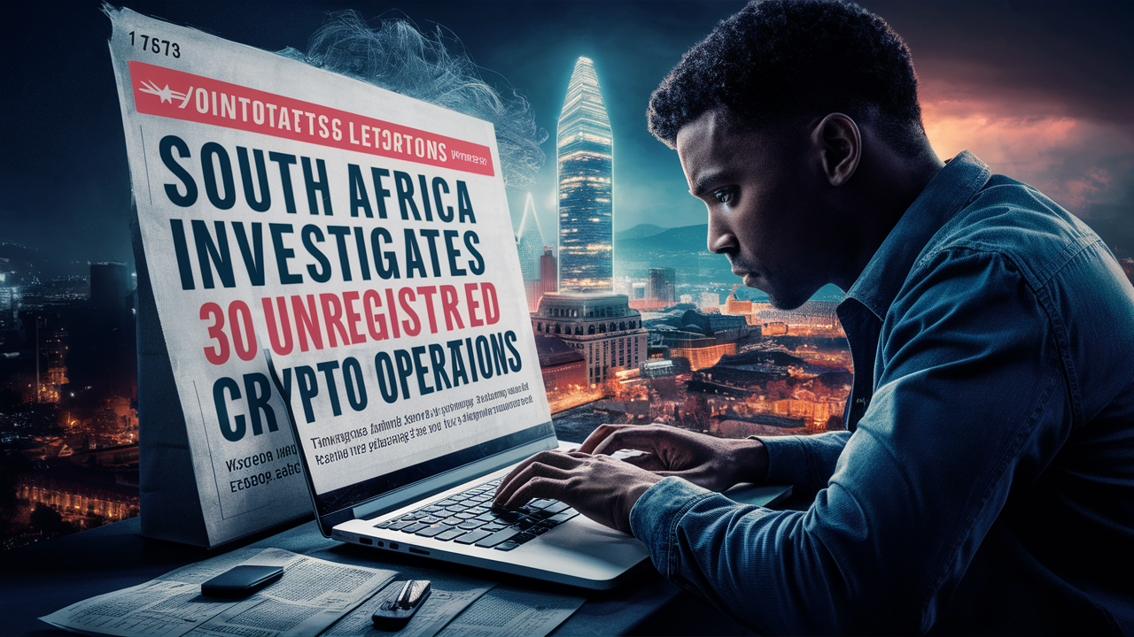 FSCA Investigates 30 Unregistered Crypto Operations in South Africa